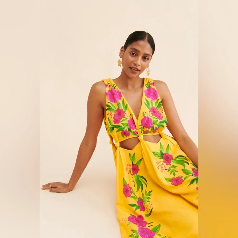 Farm Rio Romantic Garden Dress - Picture 2 of 14